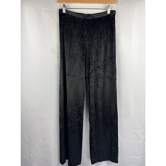BCBG Max Azria Collection Black Velvet Pants Size 4 - Picture 1 of 5